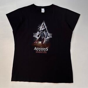 Assassins Creed Syndicate Ubisoft Gaming Promo Graphic T Shirt Size Women’s XL